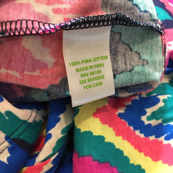 Lilly Pulitzer XS Multi Color Chevron Stripe dress - Picture 5 of 5